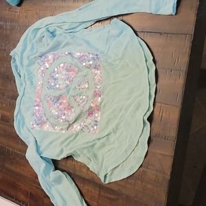 Justice long sleeve graphic tee